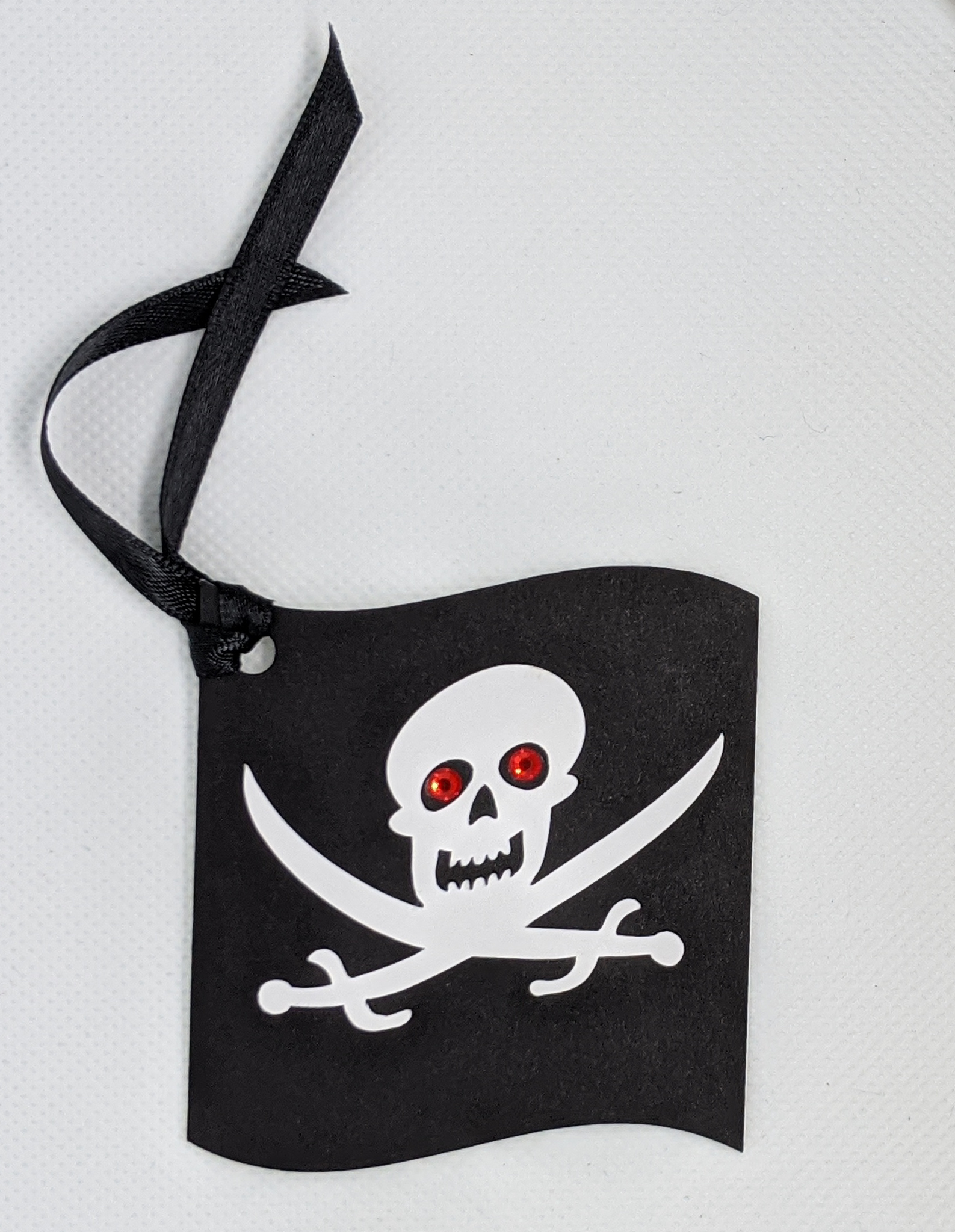 Drapeau pirate à plat